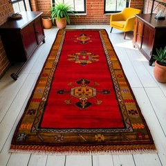 5×13 Runner Turkish Hand Knotted Rug for Living Room Large Runner Kitchen Decor