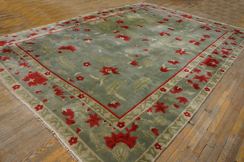 9X12 Antique Chinese Art Deco Wool Area Rug 1935 gallery