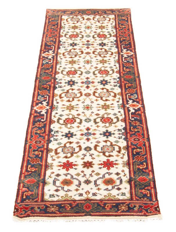 Vintage Hand-knotted Runner Rug 2'7" x 7'11" Traditional Oriental Wool Carpet gallery