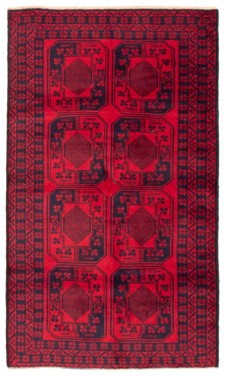 Traditional Vintage Hand-Knotted Oriental Carpet 3'7" x 6'0" Wool Area Rug gallery