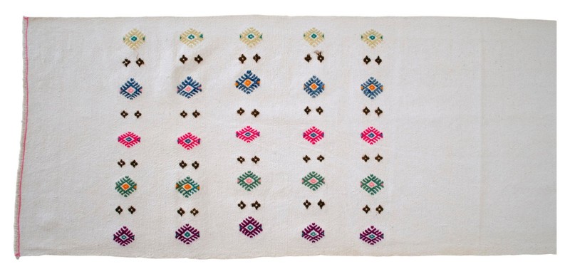 2.6x23 ft Runner Rug Hand Made Extra Long Hallway Decor Cotton Stair Runner gallery