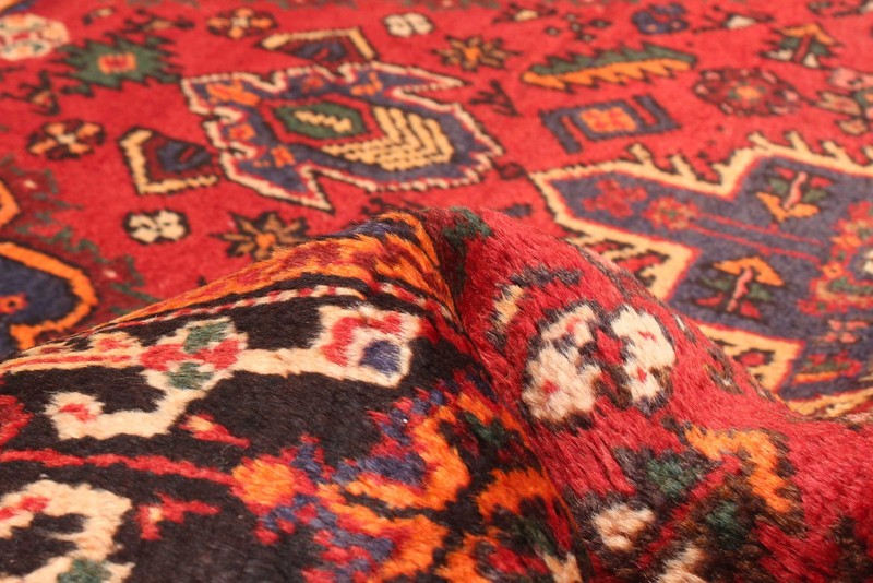 Traditional Vintage Hand-Knotted Area Rug 4'3" x 6'1" Oriental Wool Carpet gallery