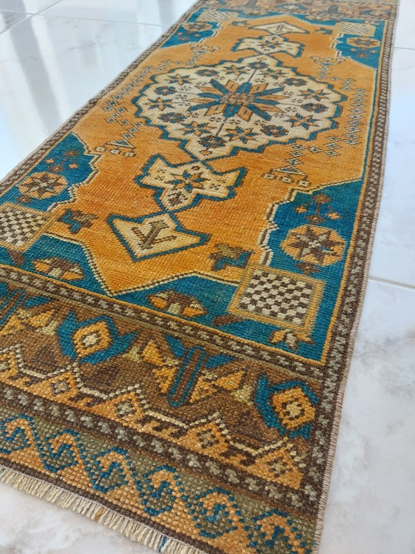 Long Beige Antique Rug Anatolian Handmade Art Rug Free Shipping Elite Rug gggggg gallery