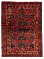 Traditional Vintage Hand-Knotted Area Rug 4’1″ x 5’7″ Oriental Wool Carpet
