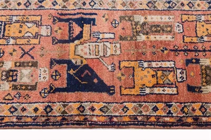 Vintage Turkish Oushak Runner 3x10 ft | 105 x 305 cm Handmade Wool Rug, 60+ Yr gallery