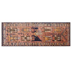 Vintage Turkish Oushak Runner 3×10 ft | 105 x 305 cm Handmade Wool Rug, 60+ Yr