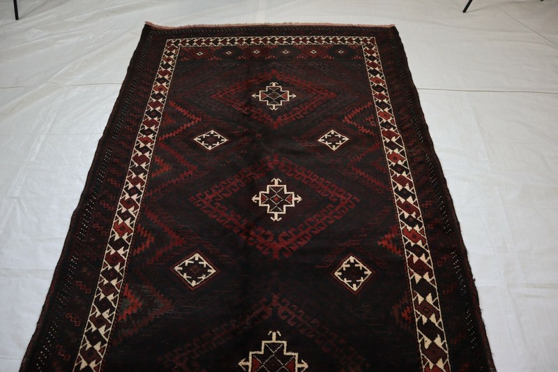 4'6 x 8'9 ft Baluchi Adraskan hand knotted vegetable dye oriental rug gallery