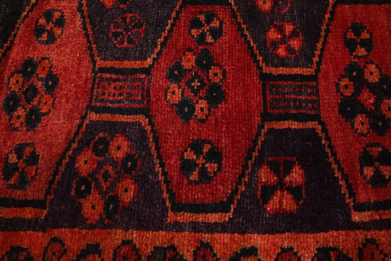 Traditional Vintage Hand-Knotted Area Rug 4'1" x 5'7" Oriental Wool Carpet gallery