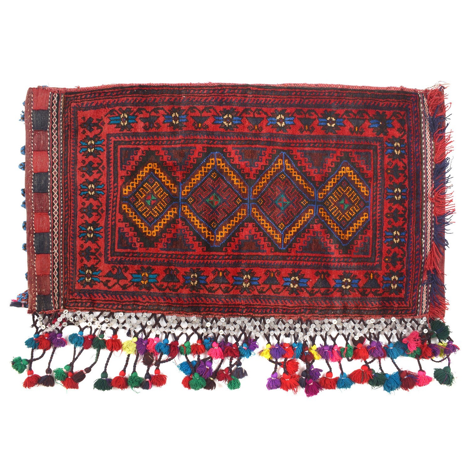 Vintage Wool Tribal Balisht 3.2x1.8 ft gallery