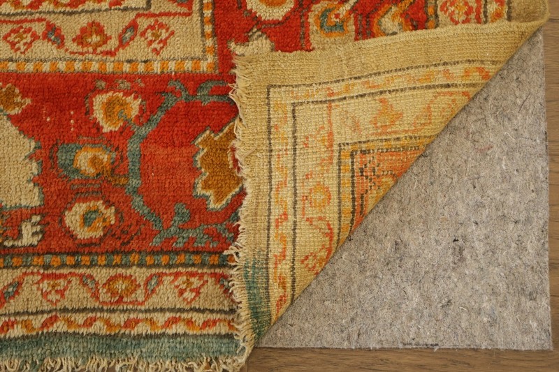 Antique Oushak Turkish Area Rug 8x12 Ft Handmade Vegetable Dye Oriental Wool Rug gallery