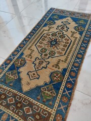 Medium Long Antique Prayer Rug, Handmade 100 Years Old Rug Luxury Decor Rug gggg