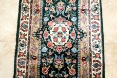 12X3 EXQUISITE MINT 400KPSI HAND KNOTTED VEGETABLE DYE SILK TABRIZZ RUG RUNNER