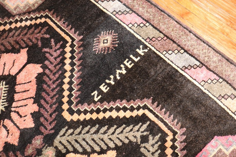 Vintage Wool Kurdish Kars Gallery Dated 1972 Rug Size 6'3''x17' gallery