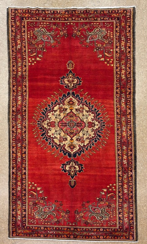 5x11 Vintage Meshkin Hand Knotted Wool Tribal Hall Runner Oriental Area Rug Red gallery