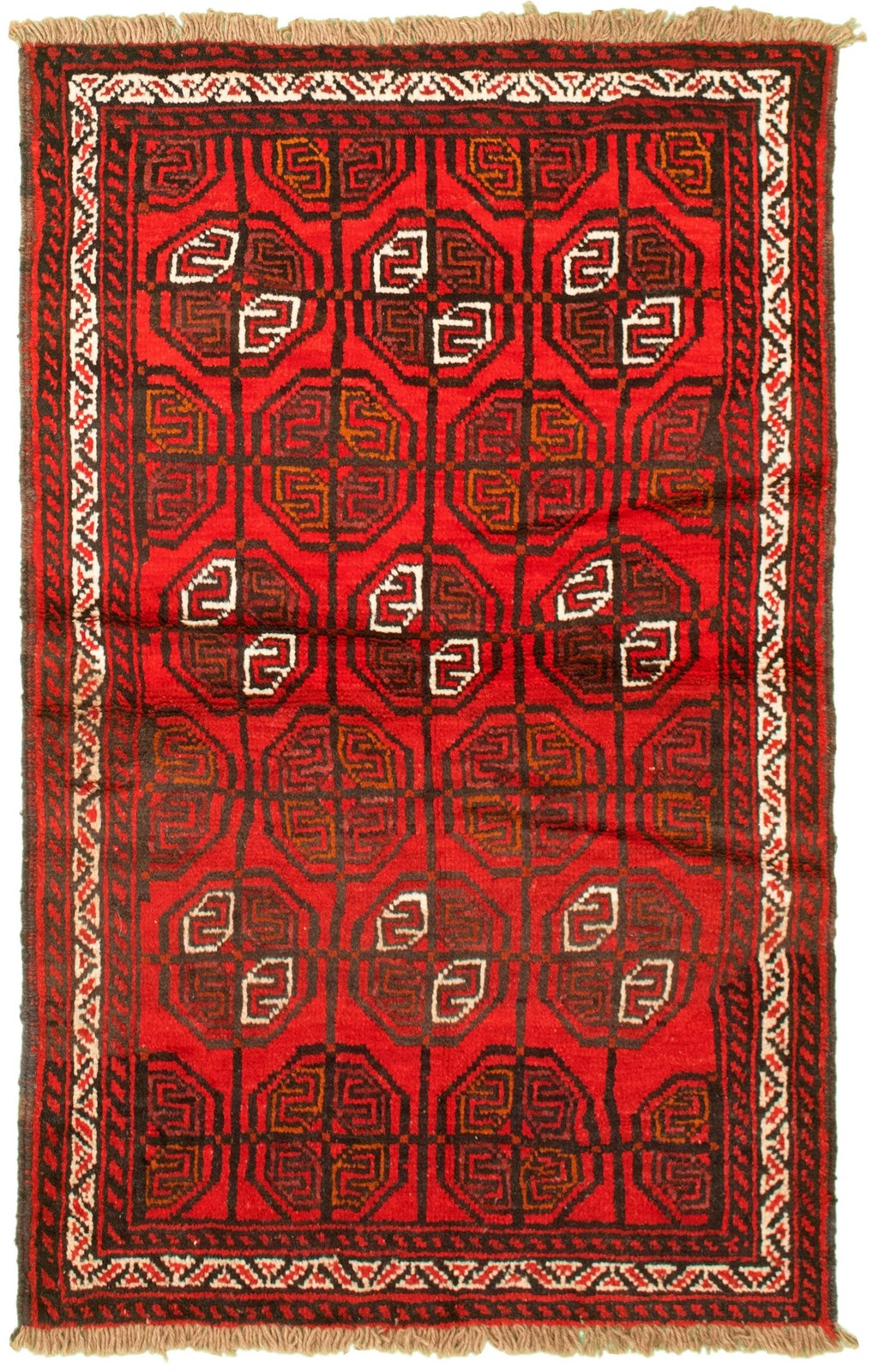 Vintage 3'4" x 5'7" Traditional Hand Knotted Vegetable Dye Wool Area Rug gallery