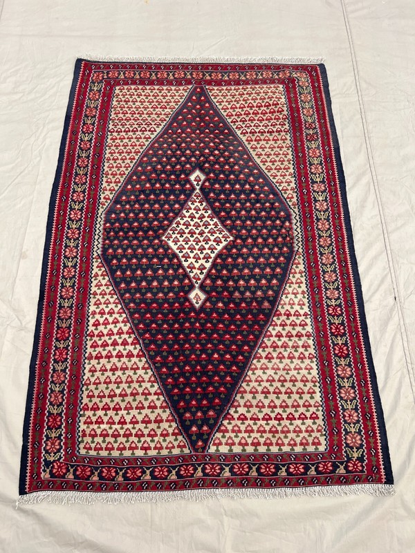 5 X 3'5ft Stunning Vintage Super Fine Quality Senneh Knots Floral Oriental Kilim gallery