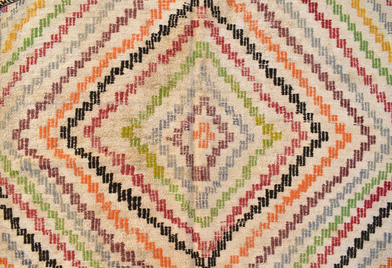 Turkish Kilim Rug 64''x98'' Handwoven 5x8 Konya Cicim Kilim 165x250cm Jajim Rug gallery