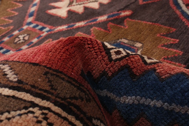 Vintage Hand-knotted Runner Rug 3'10" x 13'0" Traditional Oriental Wool Carpet gallery