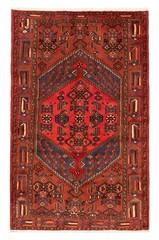Vintage Traditional Hand-Knotted Area Rug 4’0″ x 6’5″ Oriental Wool Carpet