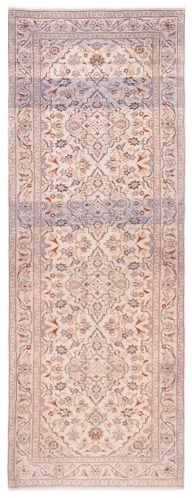 3'4" x 9'5" Vintage Hand-knotted Runner Rug Traditional Oriental Wool Carpet gallery
