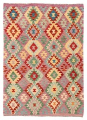 Vintage 5’0″ x 6’4″ Traditional Wool Hand Woven Oriental Area Rug