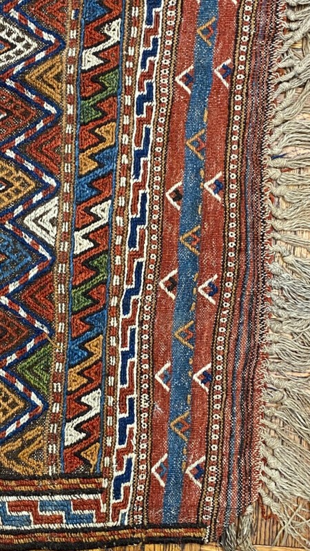 Kurdish Soumac, 5'4 x 8'11", ca. 1890 gallery