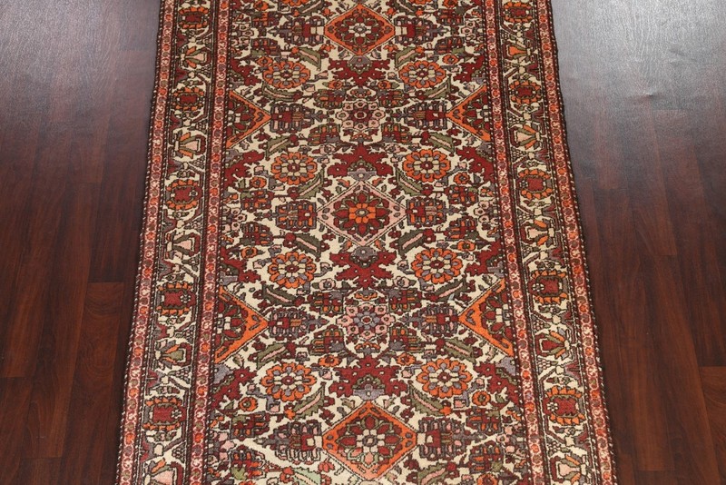 Antique Vegetable Dye Area Rug 5x10 Hand-knotted Wool Geometric Traditional gallery