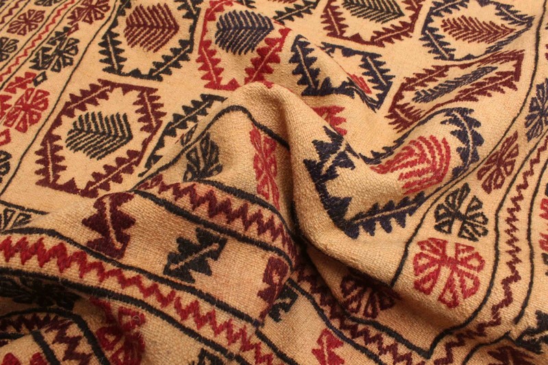 Vintage 4'6" x 6'5" Traditional Wool Hand Woven Oriental Area Rug gallery
