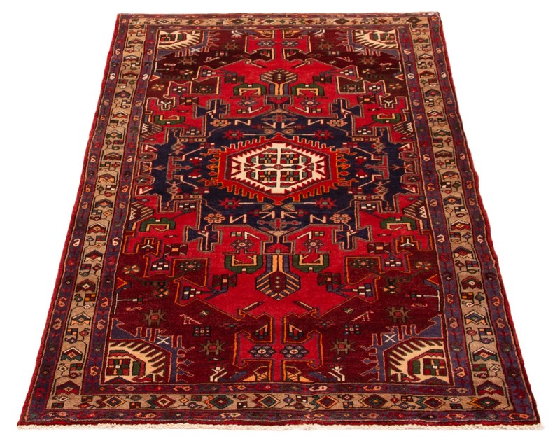 Vintage Hand-Knotted Area Rug 4'6" x 8'0" Traditional Oriental Wool Carpet gallery