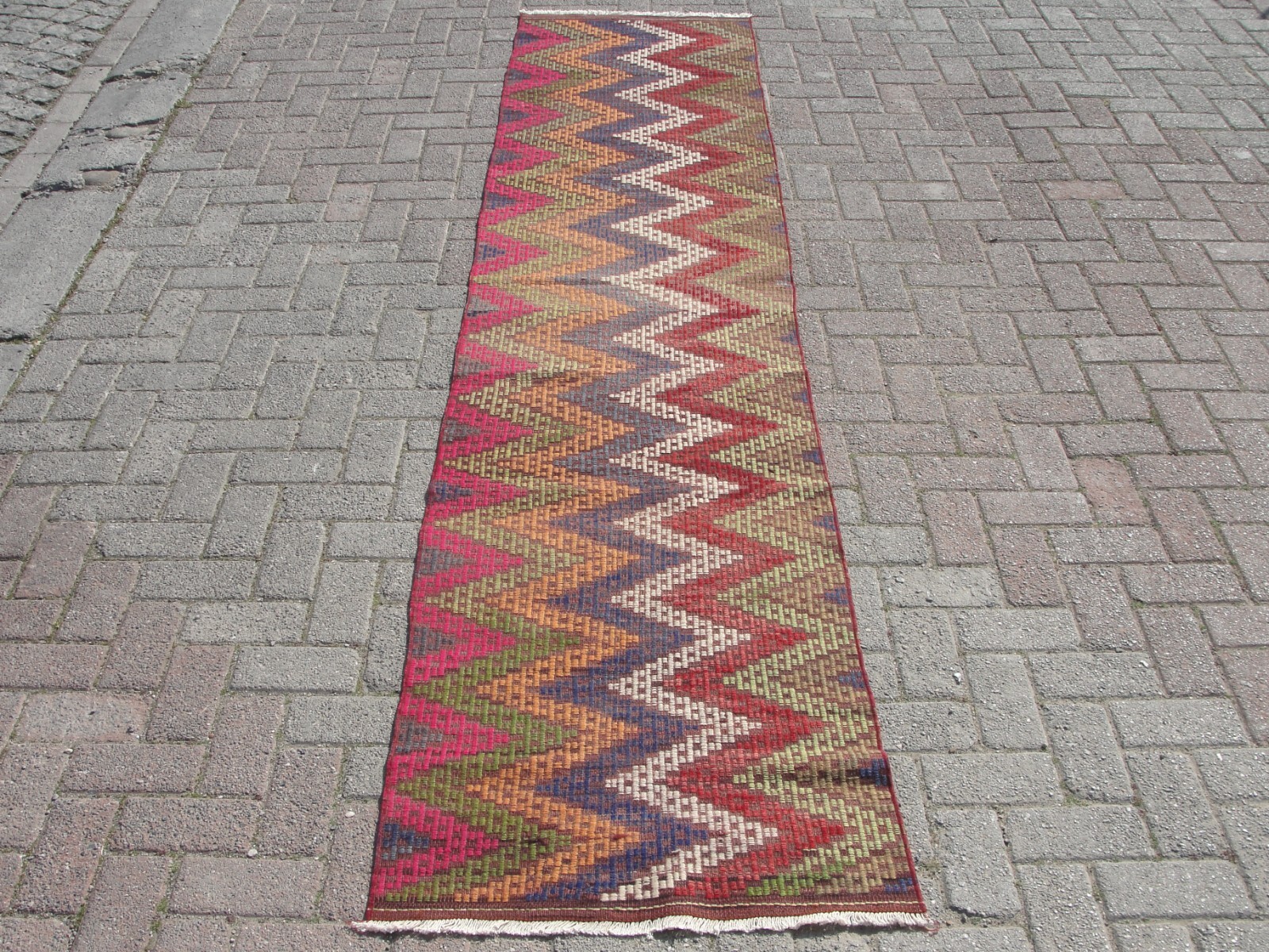 2x10 ftRunner Turkish Kilim Rug Area – Handmade Area Large Rugs for Living Room gallery