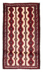 Vintage Hand-Knotted Area Rug 3’4″ x 5’7″ Traditional Wool Carpet