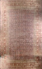 Pre-1900 Antique Vegetable Dye Khotan Egyptian 25×37 Area Rug Oversize Handmade