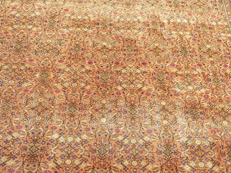 Turkish Rug, Area Rugs 8x12, Handmade Floor Carpet, Keseria Wool Rug 100"X139" gallery