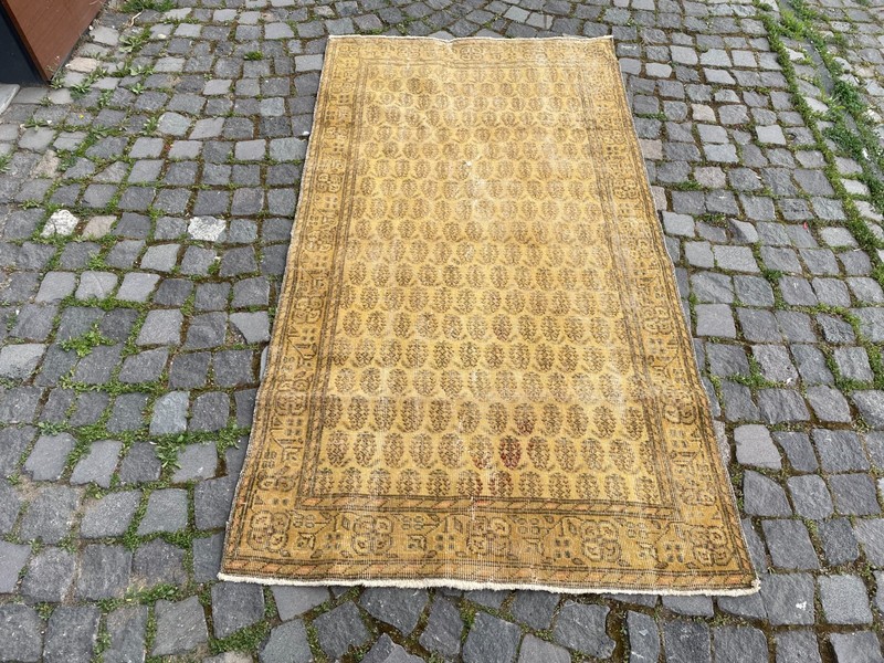 Home Decor Rug, Turkish Vintage Rug, Boho Decor Rug, 3,6 x 6,6 ft gallery