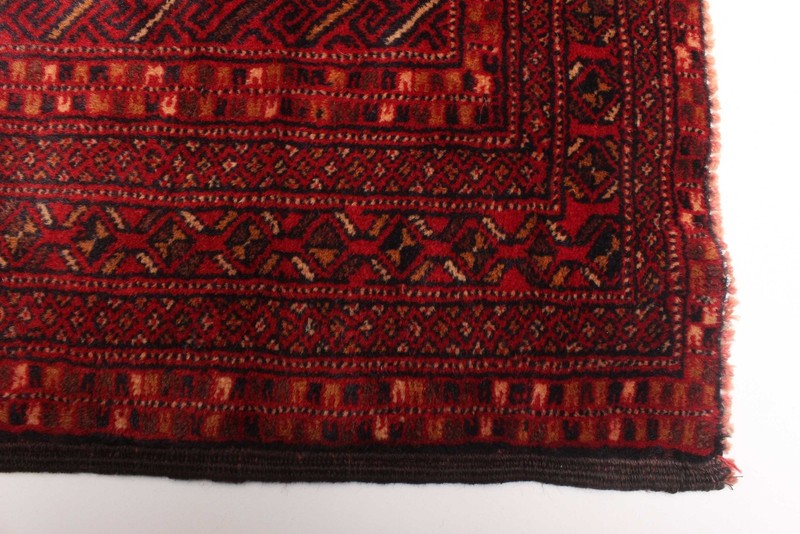 Vintage Hand-Knotted Area Rug 4'1" x 7'0" Traditional Oriental Wool Carpet gallery