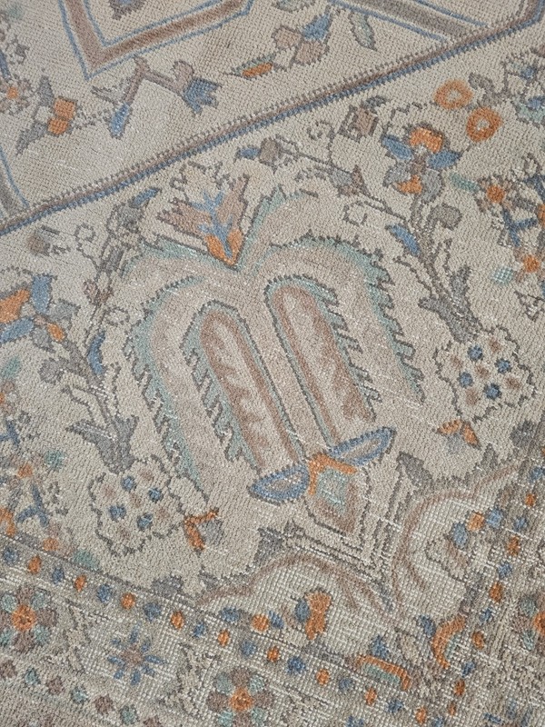 9.5 x 13.1 ANTIQUE QUALITY USHAK CAUCASIAN VINTAGE SERAPI HERIZ KAZAK gallery