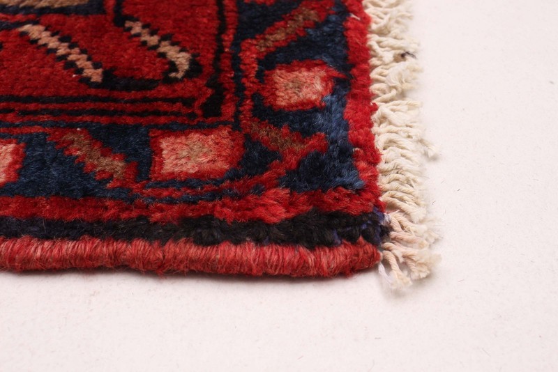 3'8" x 10'0" Vintage Hand-knotted Runner Rug Traditional Oriental Wool Carpet gallery