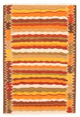 Vintage Hand Woven Area Rug 6’3″ x 9’3″ Traditional Wool Oriental Carpet