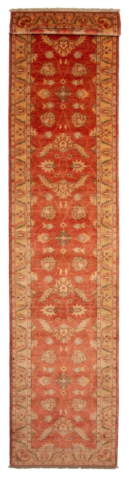 2'8" x 16'10" Vintage Hand-knotted Runner Rug Traditional Oriental Wool Carpet gallery