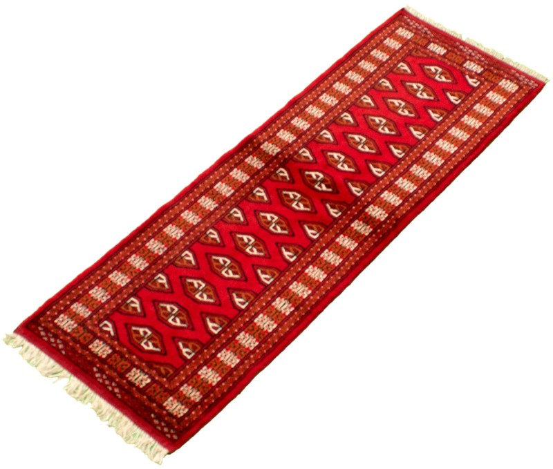 Traditional Vintage Hand-Knotted Area Rug 2'0" x 6'4" Oriental Wool Carpet gallery