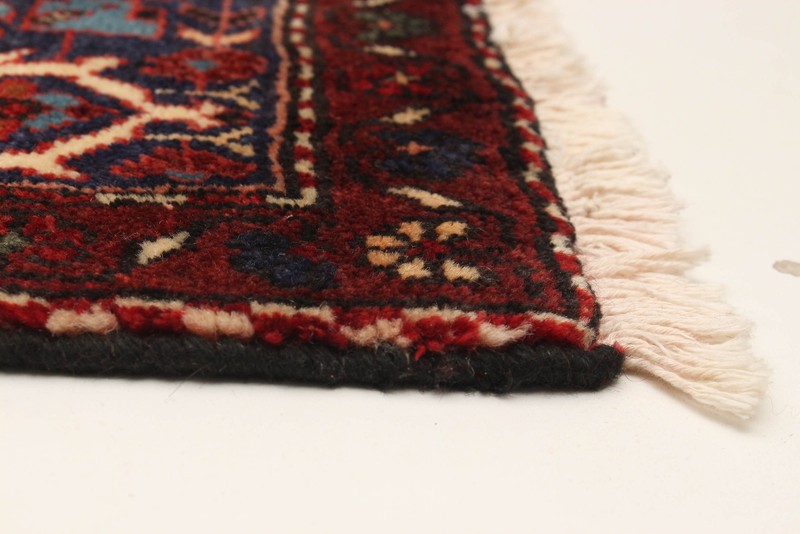 Vintage Hand-knotted Runner Rug 3'8" x 9'10" Traditional Oriental Wool Carpet gallery