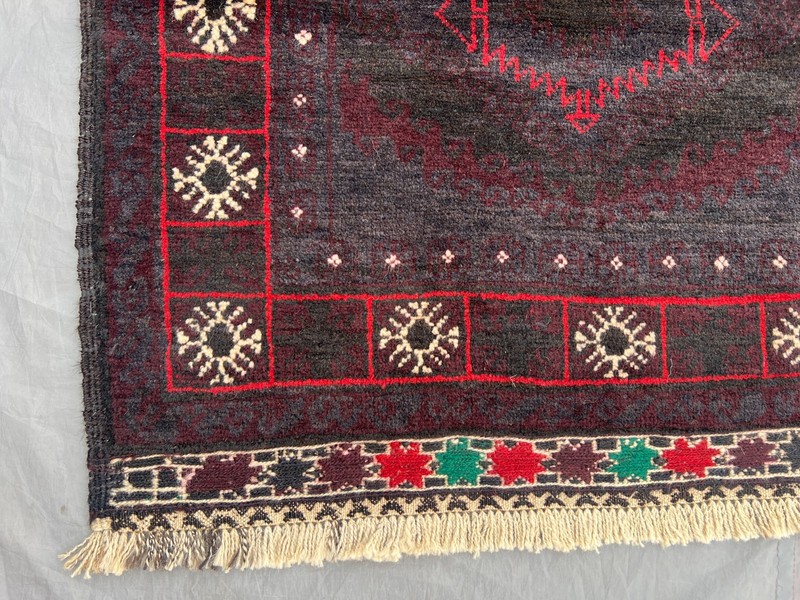 2'10 x 8'10 Vintage Afghan Baluchi Runner Rug Handmade Wool Tribal Area Carpet gallery