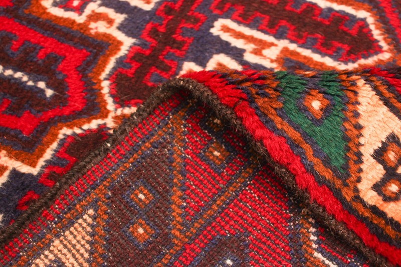 Vintage Hand-Knotted Area Rug 2'9" x 6'4" Traditional Oriental Wool Carpet gallery