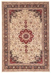 Vintage Hand-Knotted Area Rug 8’1″ x 11’11” Traditional Oriental Wool Carpet