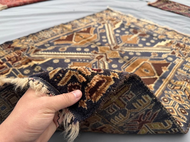Blue Antique Afghan Baluchi Rug 3x5 Hand Knotted Persian Style Oriental Carpet gallery