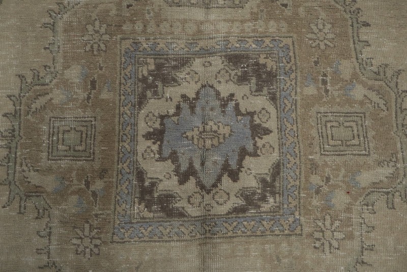Timeless Beauty Handcrafted Area Rug 7x9 Beige Wool Handmade Room Size Carpet gallery
