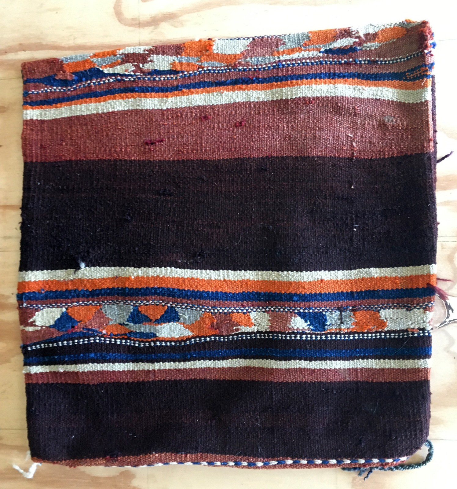 Antique Baluchi - Tribal Wool Cushion Cover - Hand-Woven - 58 x 59 cm Approx. gallery