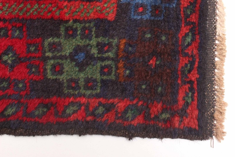 Vintage Traditional Hand-Knotted Area Rug 3'3" x 6'4" Oriental Wool Carpet gallery