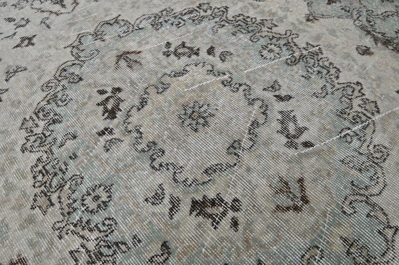 Oushak Turkish Vintage Rug 5x9 Kilim Rug Anatolian Handmade Boho Decor BEIGE gallery
