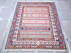 Soumak Rug 3’6” x 4’6” ft Caucasian Soumak Woven Kilim Fine Quality Area Rug